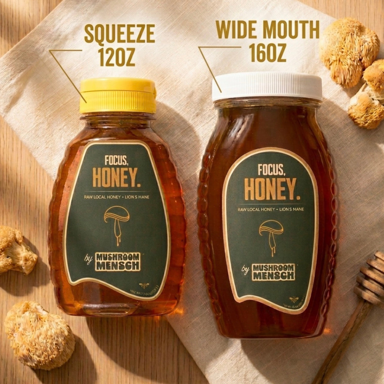 Focus, Honey. // Wide Mouth (16oz)